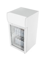 GCDC40 - Refrigerador com propaganda para balcão - branco