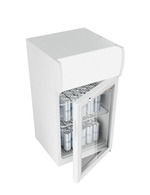 GCDC25 - Refrigerador de visor para balcão - branco/branco