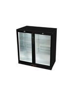 GCUC200HD - Balcão de refrigeração / Refrigerador por baixo do balcão - porta articulada - preto