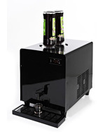 GCLD3 - Liquor-Dispenser - black- 1,8 liters - with bottles