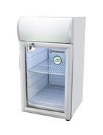 GCDC25 - Theken-Displaykühlschrank - Silber/Weiß 