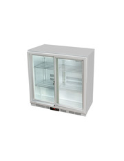 GCUC200SD - Refrigerador por baixo do balcão - porta deslizante - prateado