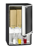 GCBIB30 - Bag-In-Box Dispenser Kühlschrank - 3x10 Liter – offen und befüllt mit 10l-Bags